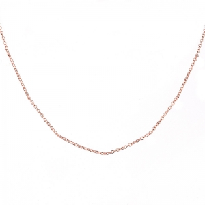 Cadena mini rolo, premium, rosada, x 80 cm