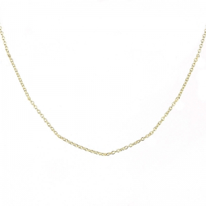 Cadena mini rolo, premium, amarilla, x 80 cm