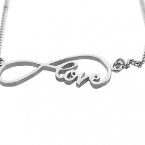 Conjunto infinite love sin piedra, blanco