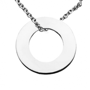 Dije arandela para grabar ( precio sin cadena )