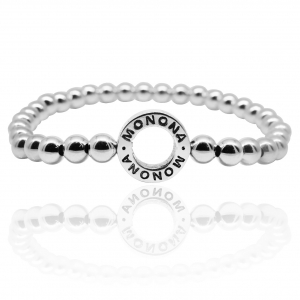 Pulsera bolitas 5 mm elastizada