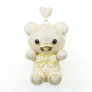 Colgante oso pavee amarillo