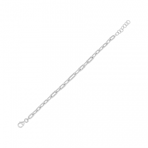 Pulsera linea premium, eslabonada, con piedras en el centro