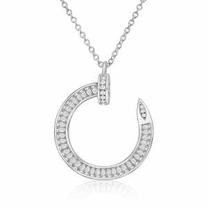 Conjunto linea Premium, clavo, piedras baguettes