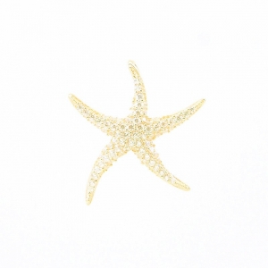 Dije linea premium estrella de mar, amarilla