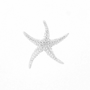 Dije linea premium estrella de mar, blanca
