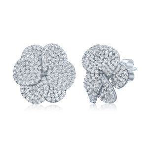 Par aros linea premium, flor pavee