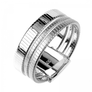 Anillo linea premium, triple, hilo retorcido