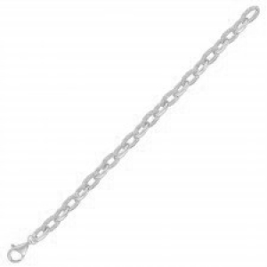 Pulsera linea premium, eslabones lisos con y sin piedra