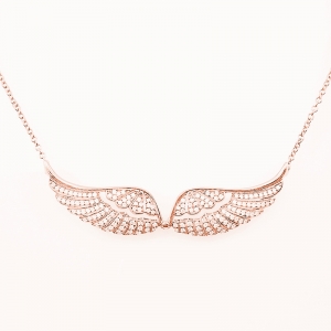 Conjunto alas rosadas