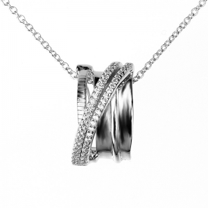 Conjunto linea premium, hilo retorcido, satinado, con doble tira de piedras