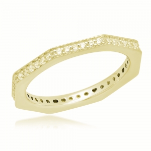 Anillo tuerca sin fin, amarilla