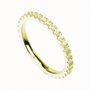Anillo sin fin amarillo