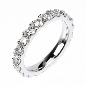 Anillo sin fin blanco