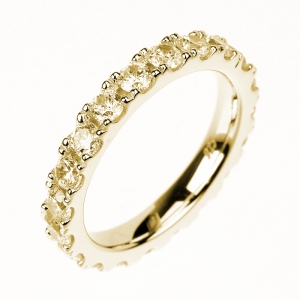 Anillo sin fin amarillo