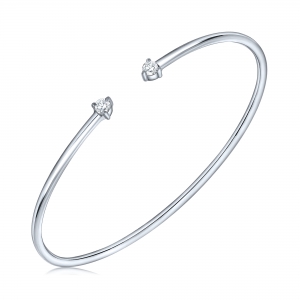 Esclava abiertas con piedras en las puntas