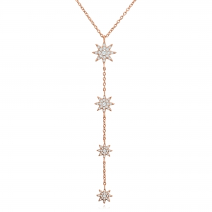 Corbatero 4 estrellas pavee rosado