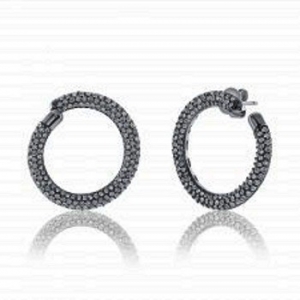 Par aros argollas pavee, frontales. Diametro interno aprox 18 mm