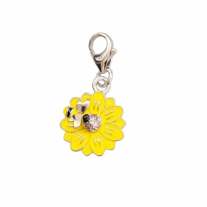 Abeja y flor