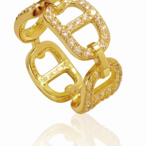 Anillo Link1945 grande dorado