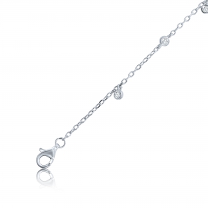 PULSERA ROLO CON VIROLITAS LINEA PREMIUM RODINADA