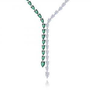 GARAGANTILLA PREMIUM DOBLE NAVETTE RODINADA CON VERDE