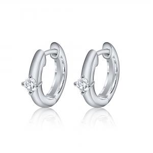 PAR AROS ARGOLLA 1 CUBIC GORDITAS PREMIUM RODINADO 13 MM
