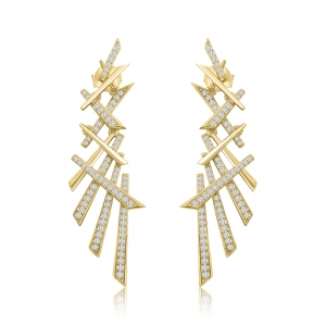 PAR AROS ABANICO PREMIUM BA&Ntilde;O ROSADO