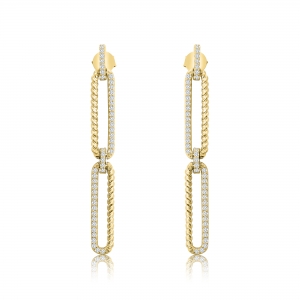 PAR AROS PAPER CLIP PREMIUM AMARILLOS LARGO5 CMS