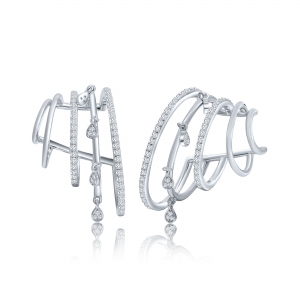 PAR AROS CUFF PREMIUM RODINADOS