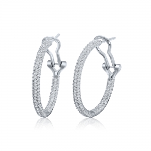 PAR AROS ARGOLLA PREMIUM CON CLIP 22 MM RODINADAS