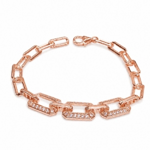 Pulsera Link1945 Prisma Rosada