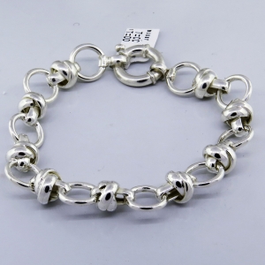 pulseras eslabones retorcidos