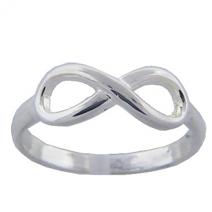 Anillo infinito chico sin piedra fino