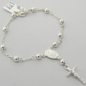 pulsera rosario 4 mm