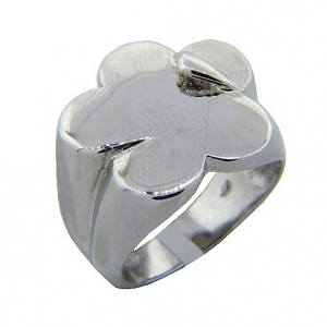 anillo platabella rodinado flor panuelo chico