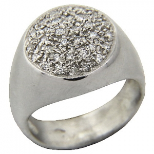 Anillo plato chico pavee platabella
