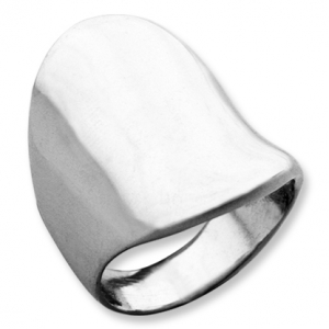 anillo platabella rodinado hundidote