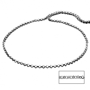 Cadena rolo hilo 40 ( precio por 40 cms ) ( peso aprox 3.70 )