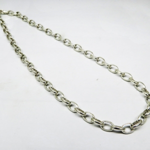 Cadena rolo oval hilo 200 ( peso aprox: 23 ) ( precio por 40 cm )