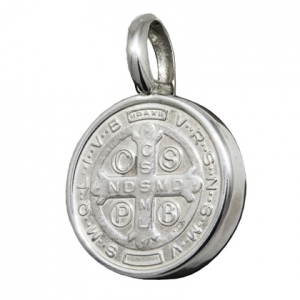 Dije san benito, encamisado, mediano 2,7 cm