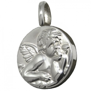 Colgante angelito, encamisado, grande. 2,9 cm aprox