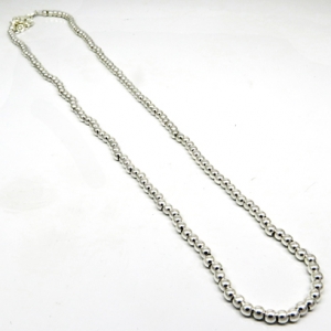Gargantilla bolitas 3 mm X 40 Cm (con alargue de 5 cm+ )