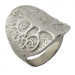 anillo ovalado arbol de la vida