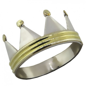 anillo coronita con double