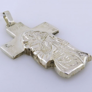 Colgante cruz gauchito gil ( 6 cm x 3,8 cm )