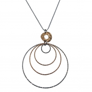 conjunto circulos , facetados, cadena bolitas, blanco y rosado