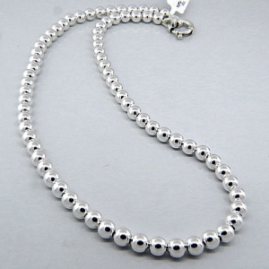 collar bolitas 6 mm ( precio x 40 cms )	