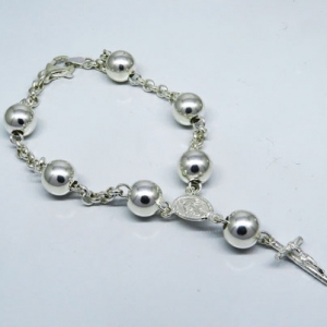pulsera rosario 9 mm