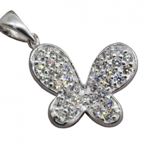 Dije mariposa con piedras